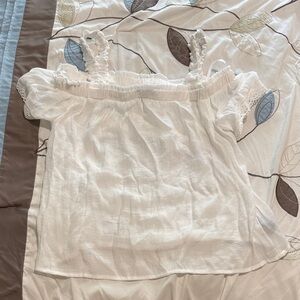 White Off-Shoulder Top